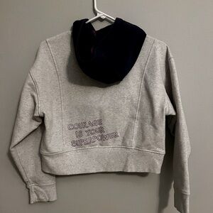 Athleta girl x Simone Biles cropped hoodie size L/12